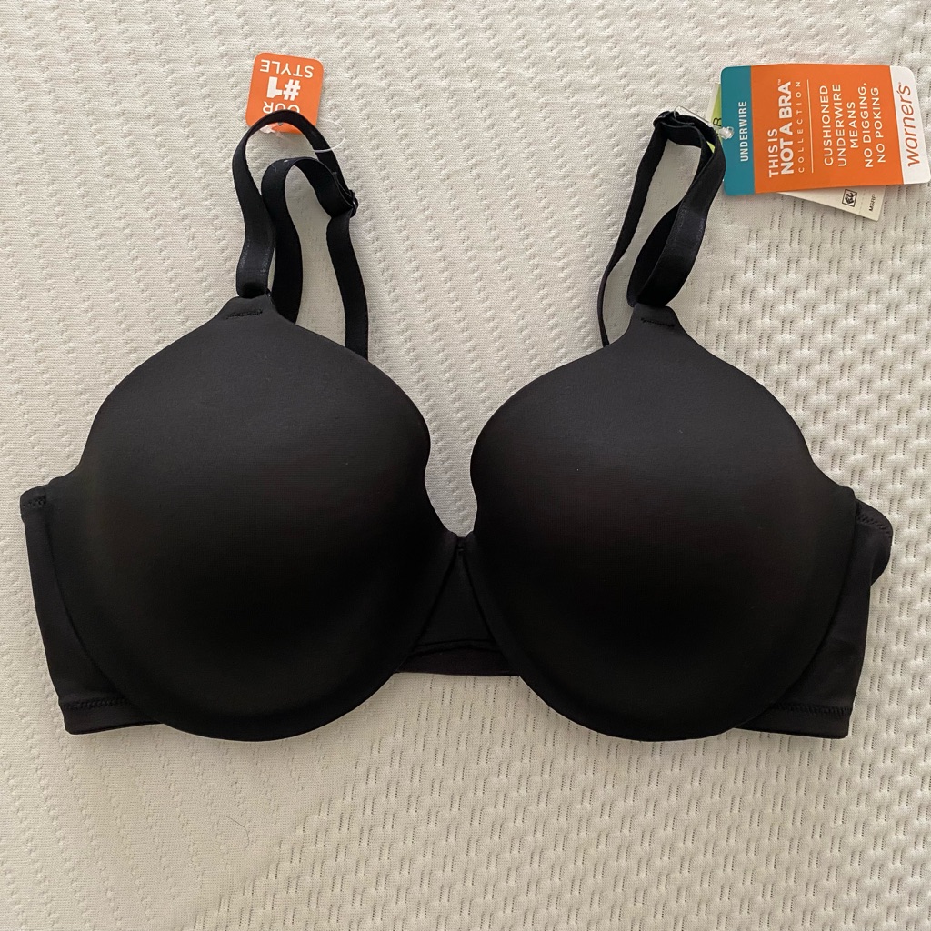 Nwt Warner’s Black Bra 38b